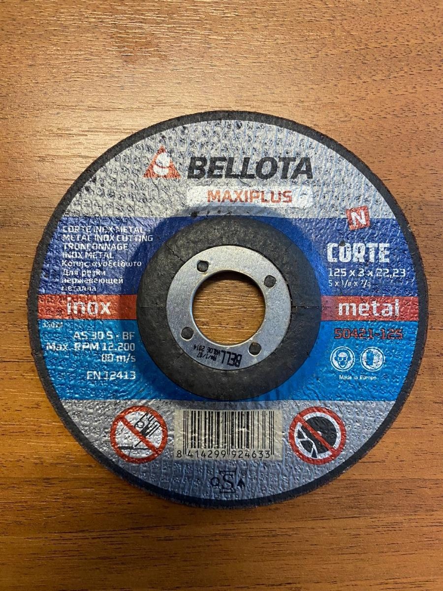 Диск отрезной 125 мм Беллота по нержавейке | ИП Зудин Д.А ...